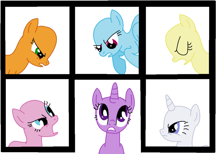 Ponies Arguing Base By Mylittlebases - Mlp Ponies Arguing Base (900x613)