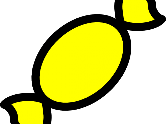 Yellow Candy Cliparts - Clipart Of Toffee (640x480)
