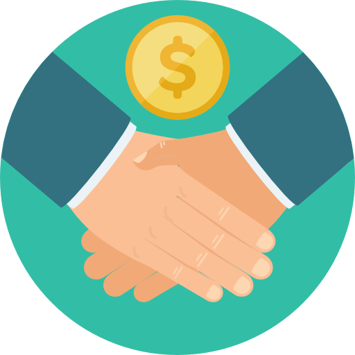 Partner With Bams - Shake Hands Icons (512x512)