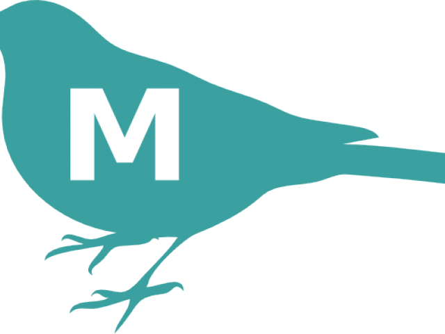 Initial Cliparts - Bird Silhouette Clip Art (640x480)