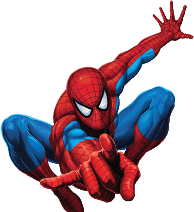 Newton's Three Laws - Spiderman Png (405x450)