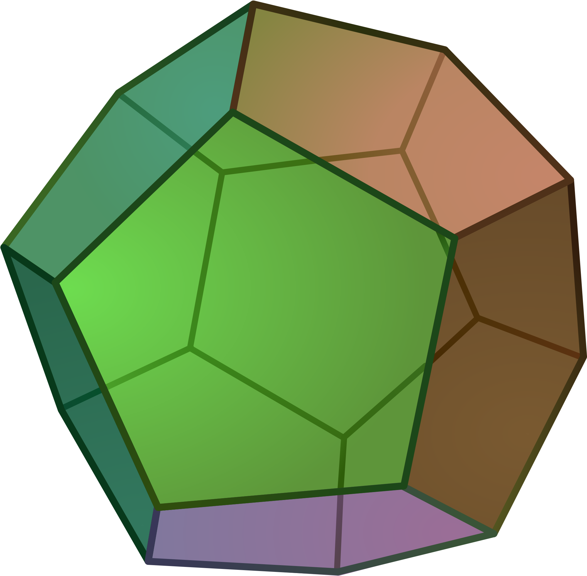 2000px Pov Ray Dodecahedron - Dodecahedron Prism (2000x2000)