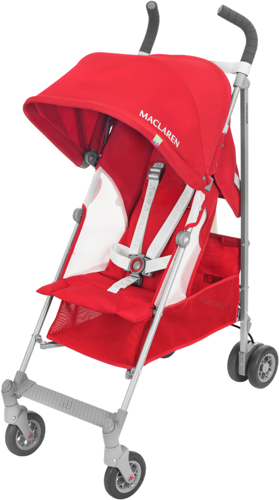 Maclaren Коляска Прогулочная Globetrotter Cardinal/white - Maclaren Wd1g350012 (595x1000)
