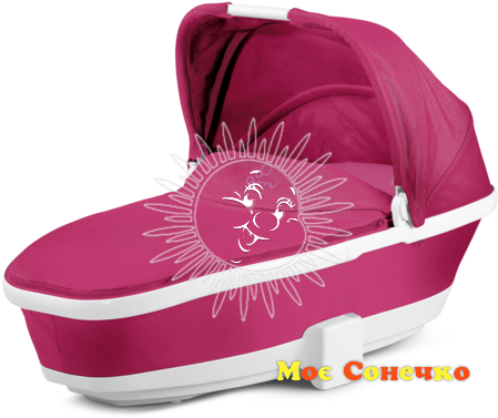 Quinny Универсальная Коляска 2 В 1 Moodd 3 Pink Passion - Quinny Foldable Carrycot Pink Passion (450x395)