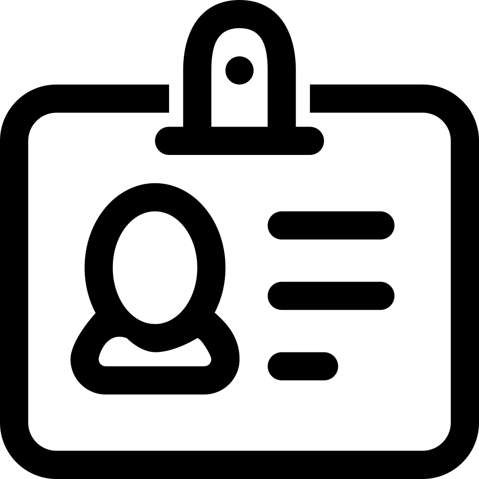 Png File - Identity Document (980x980)