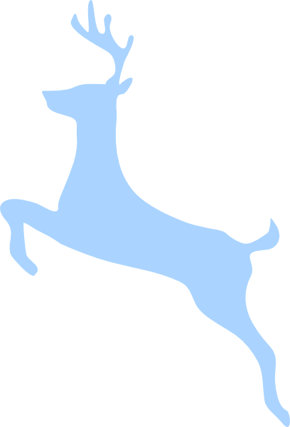 Deer In Blue (408x599)