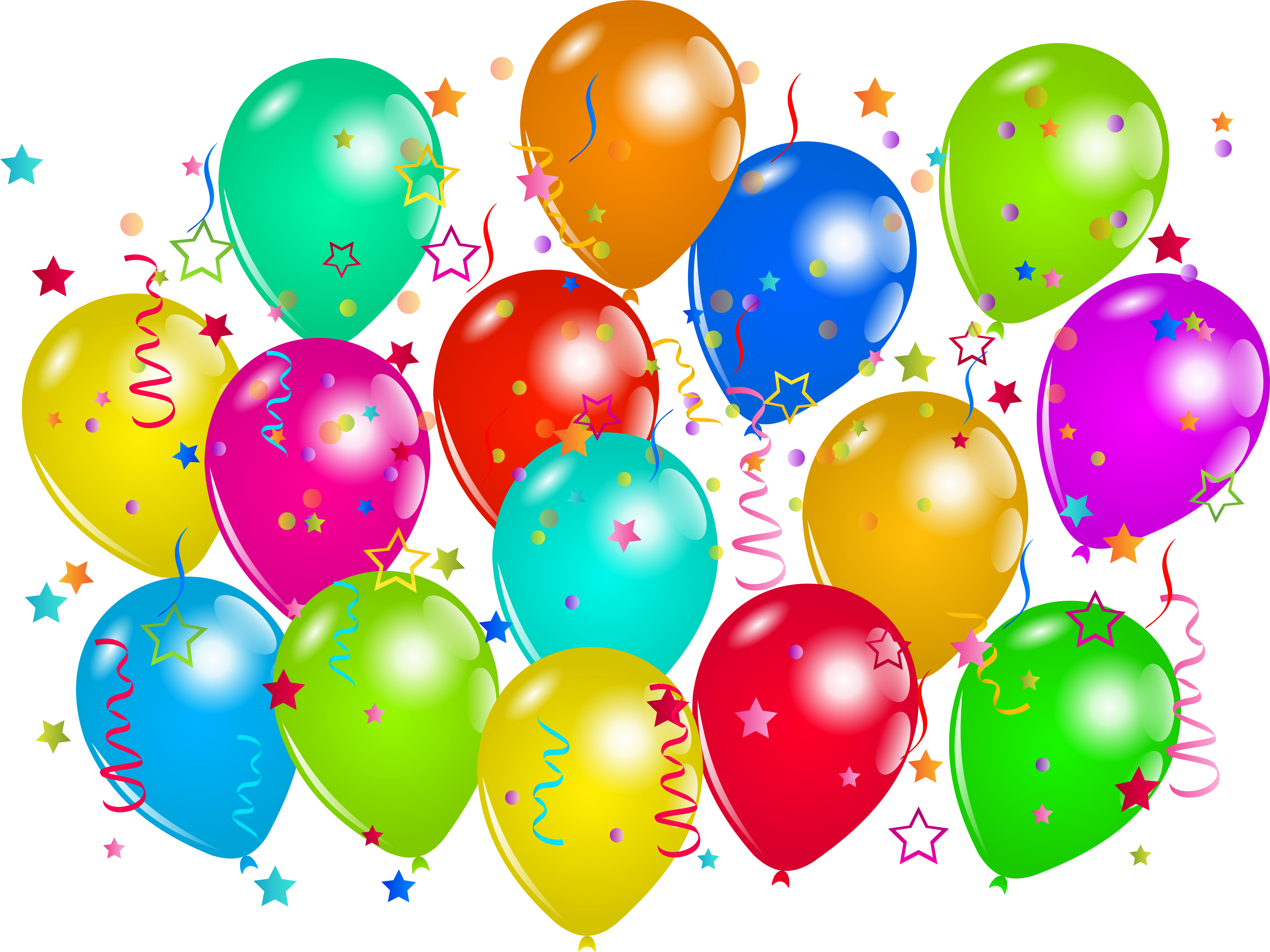 Balloons Decoration Png Clipart Imageu200b Gallery - Balloon (6348x4750)