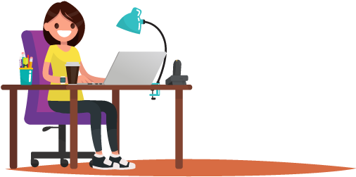 Foster A Culture Of Remote Work - Computer Desk (507x261)