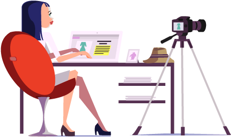 A Women Writing A Fashion Blog - Fashion Blog (496x304)