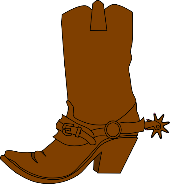 Cowboy Boot Transparent Background (552x597)