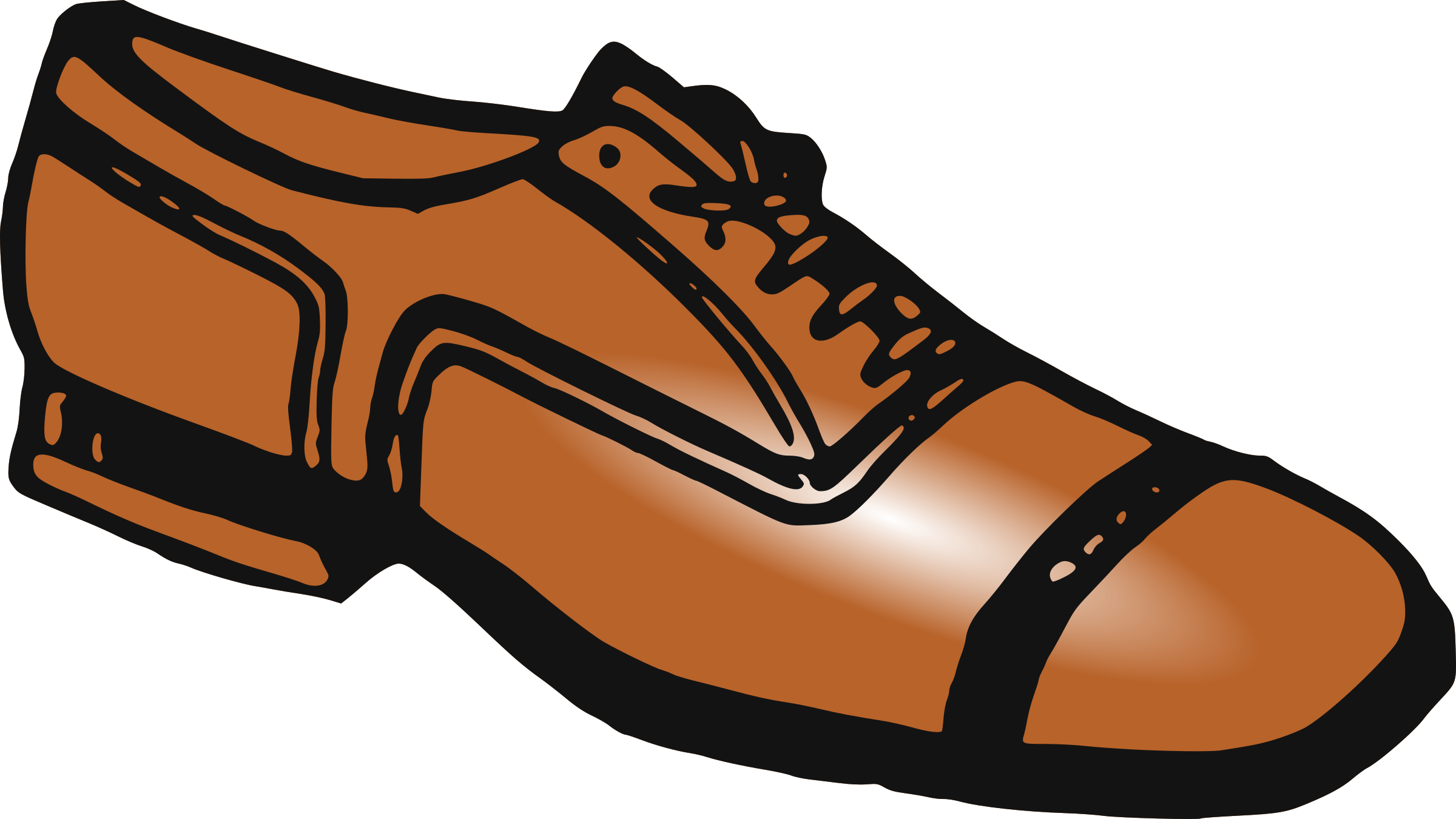 Big Image - Transparent Background Shoes Clipart (2400x1350)
