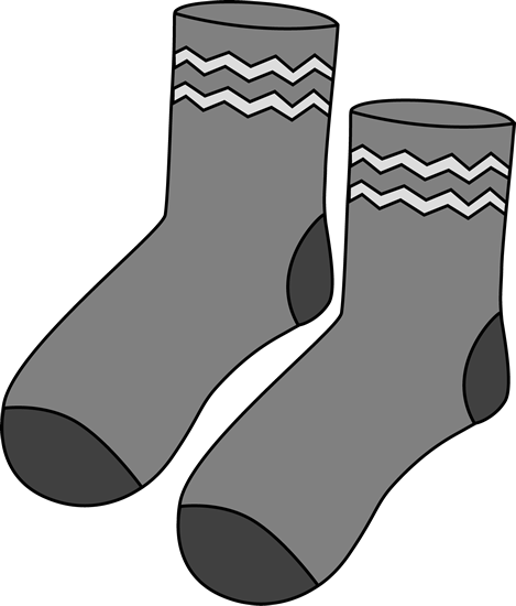 Clip Arts Related To - Pair Of Socks Clipart (469x550)
