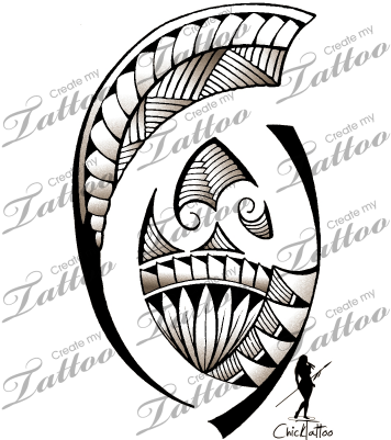 Marketplace Tattoo Polynesian Arm Or Calf Design - Scorpion King Tattoo (400x400)
