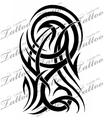 Photos Tribal Sleeve Tattoo Stencil 4665001233286391 - Scorpion King Tattoo (400x400)