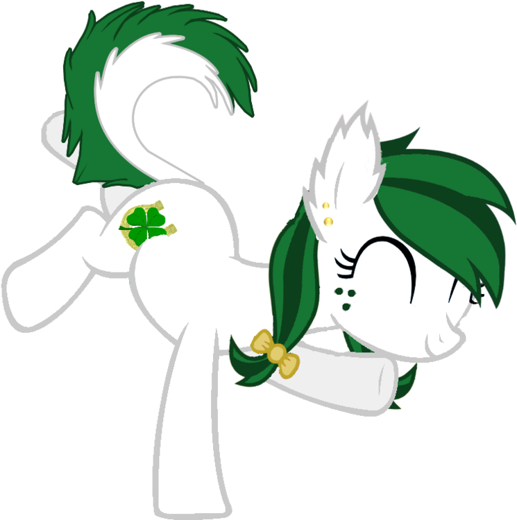 Lucky Clover Doing The Irish Jig By Owl-parchment - Cartoon (982x814)