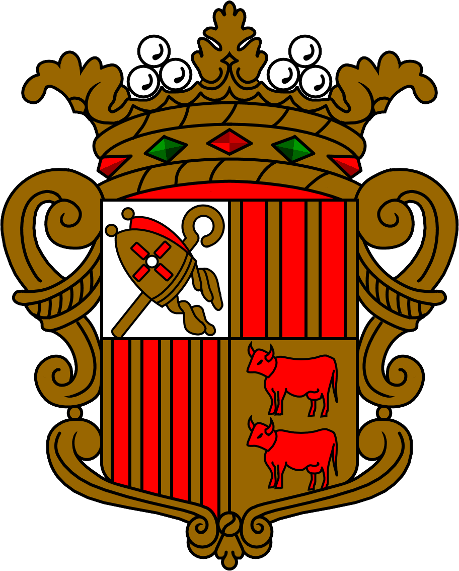 Andorra Coat Of Arms - Coat Of Arms Of Andorra (912x1133)
