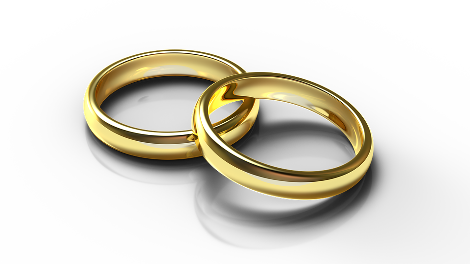Wedding Ring Drawings 7, Buy Clip Art - แหวน ทอง Png (960x540)