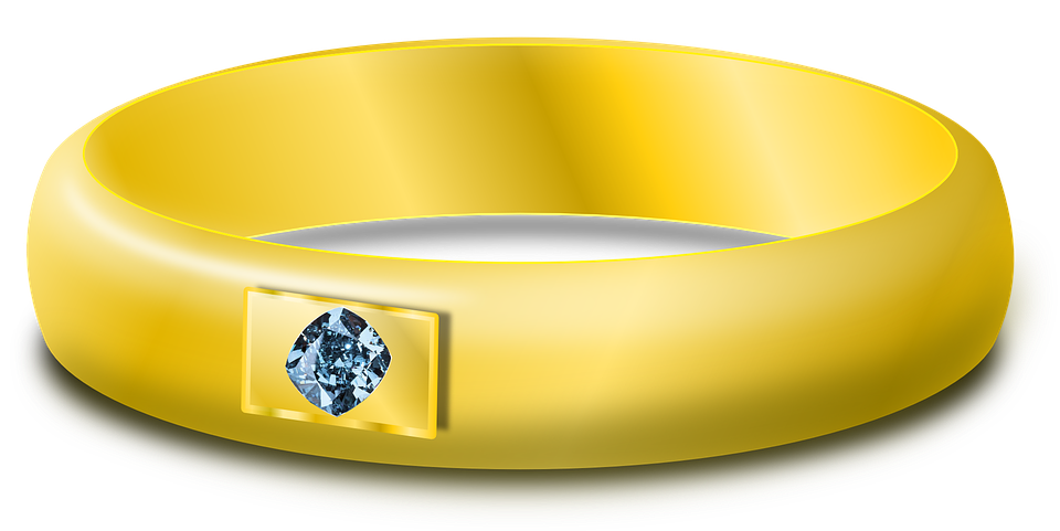 Wedding Ring Clipart 8, - 卡 利 南 钻石 (960x481)