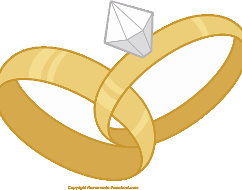 Diamond Ring Clip Art Fresh Wedding Ring Clip Art Pictures - Engagement Ring Wedding Ring Cartoon (500x392)