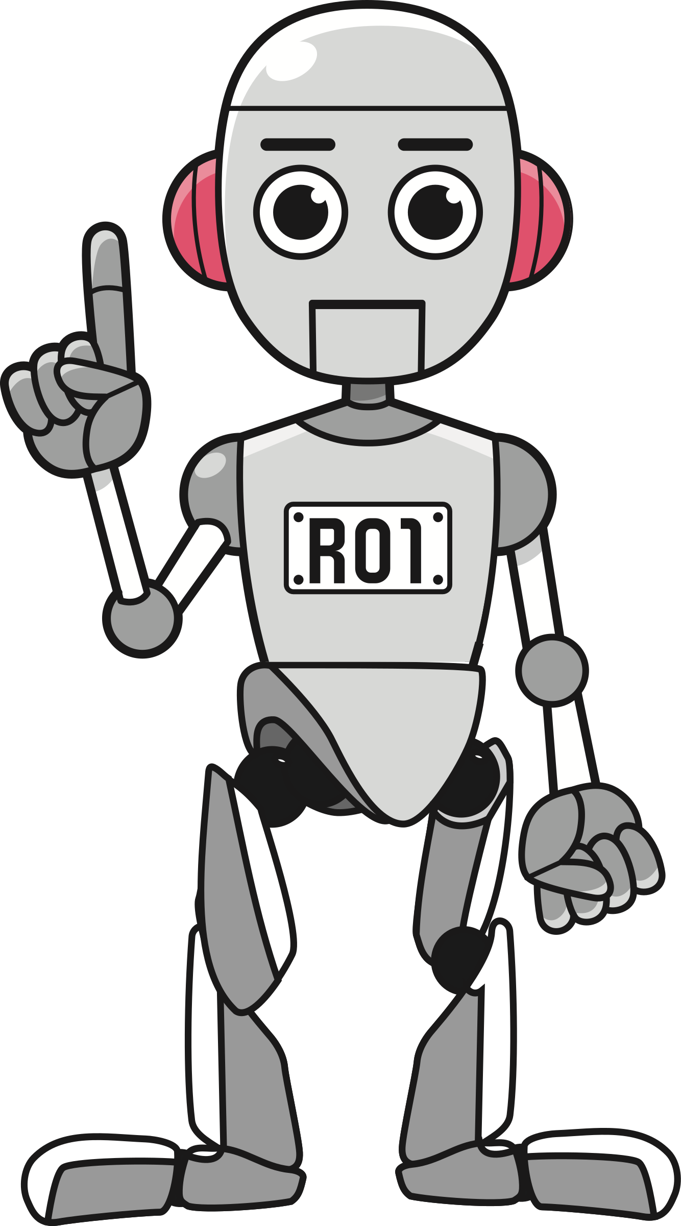 Big Image - Robot Clipart (1334x2400)