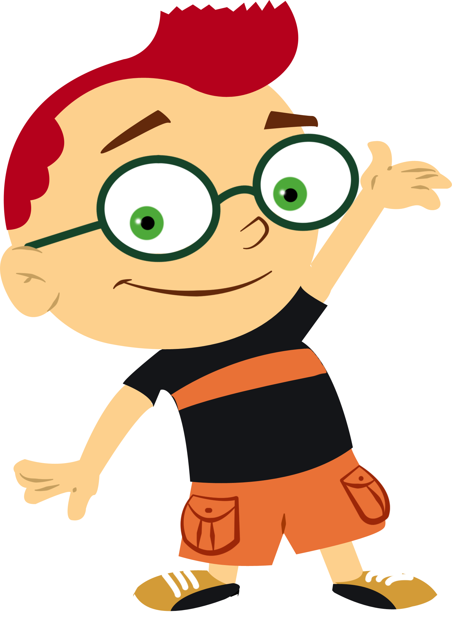 Leo In Pilot - Little Characters Png (1508x2105)