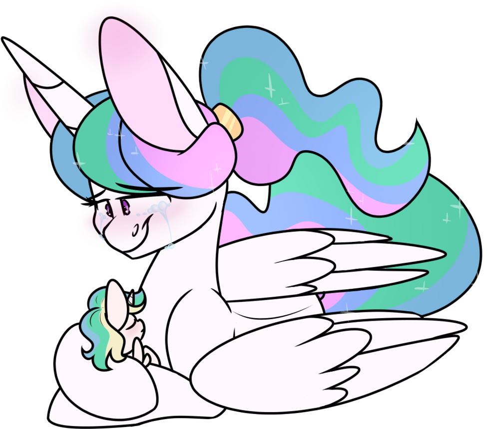 Impossibly Large Ears, Lidded Eyes, Momlestia, Mother - Cartoon (1024x896)
