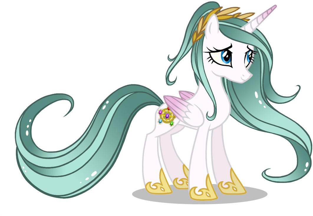Queen Elysia Was The 1st Official Monarch Of Equestria - My Little Pony Princess Celestia Mom (1100x758)