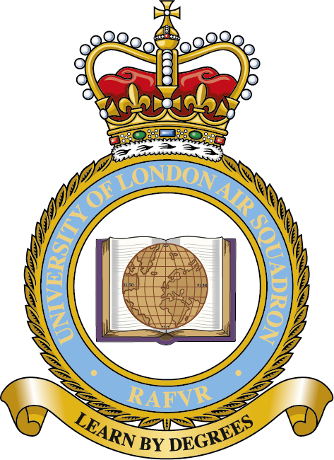 Crest For University Of London Air Squadron - 56 Squadron Raf (473x650)