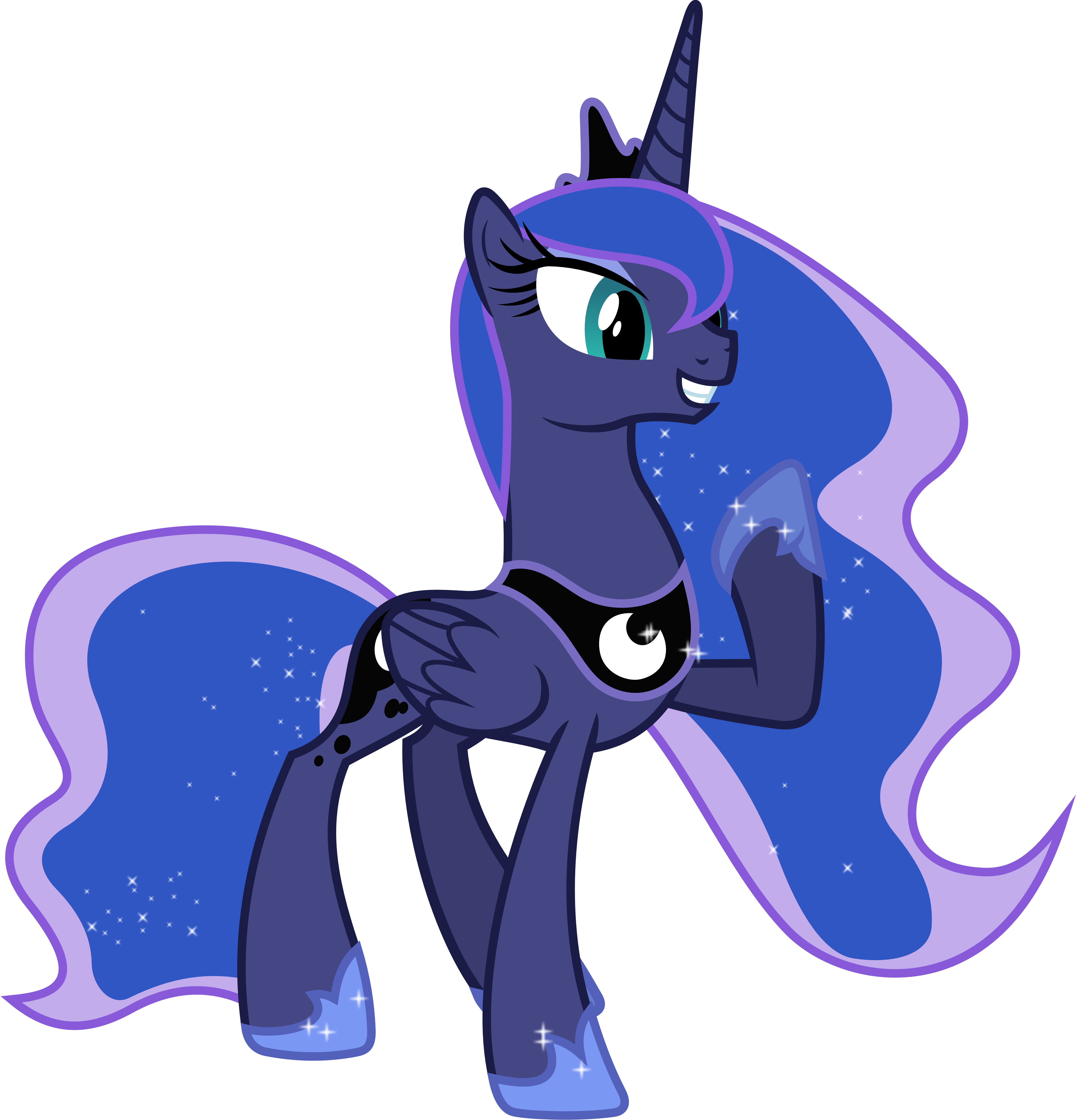 Princess Celestia & Princess Luna & Her's Mother And - Princess Celestia & Princess Luna & Her's Mother And (4680x4870)