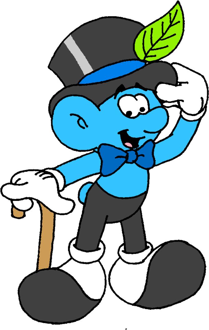 Fancy Smurf By Grishamanimation1 - The Smurfs (741x1079)