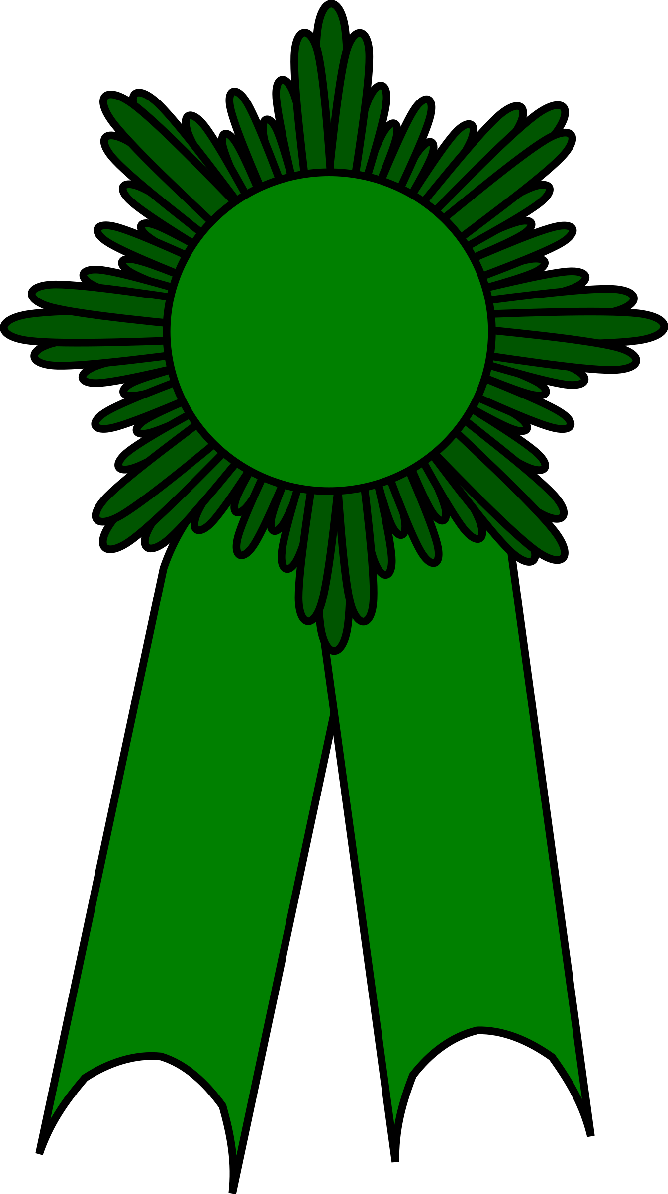 Prize Ribbon Green By Barnheartowl Prize Ribbon Green - Green Prize (1343x2400)