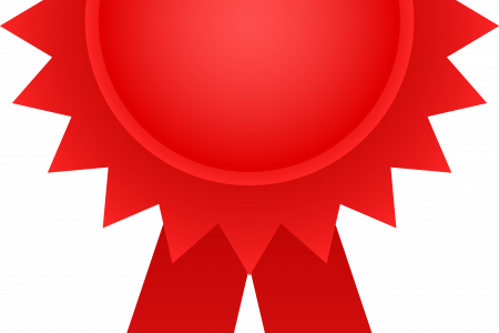 Prize Ribbon Clipart - Switch Words For Losing Weight (450x300)