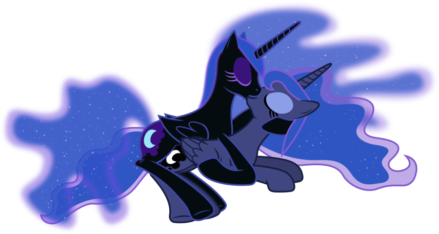 Three Wolf Moon Know Your Meme - My Little Pony Nightmare Moon And Princess Luna (900x480)
