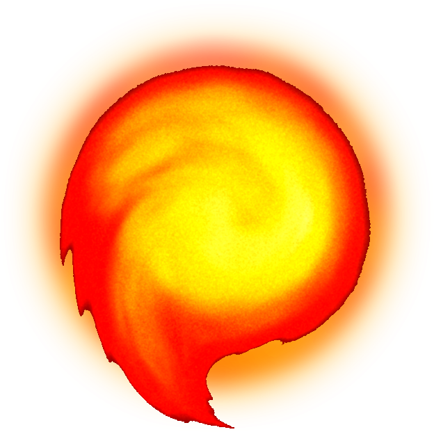Fireball Mario Strikers - Paper Mario Fire Ball (800x800)