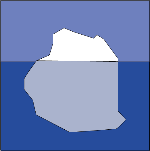 Iceberg Clipart Culture - Paper (595x842)