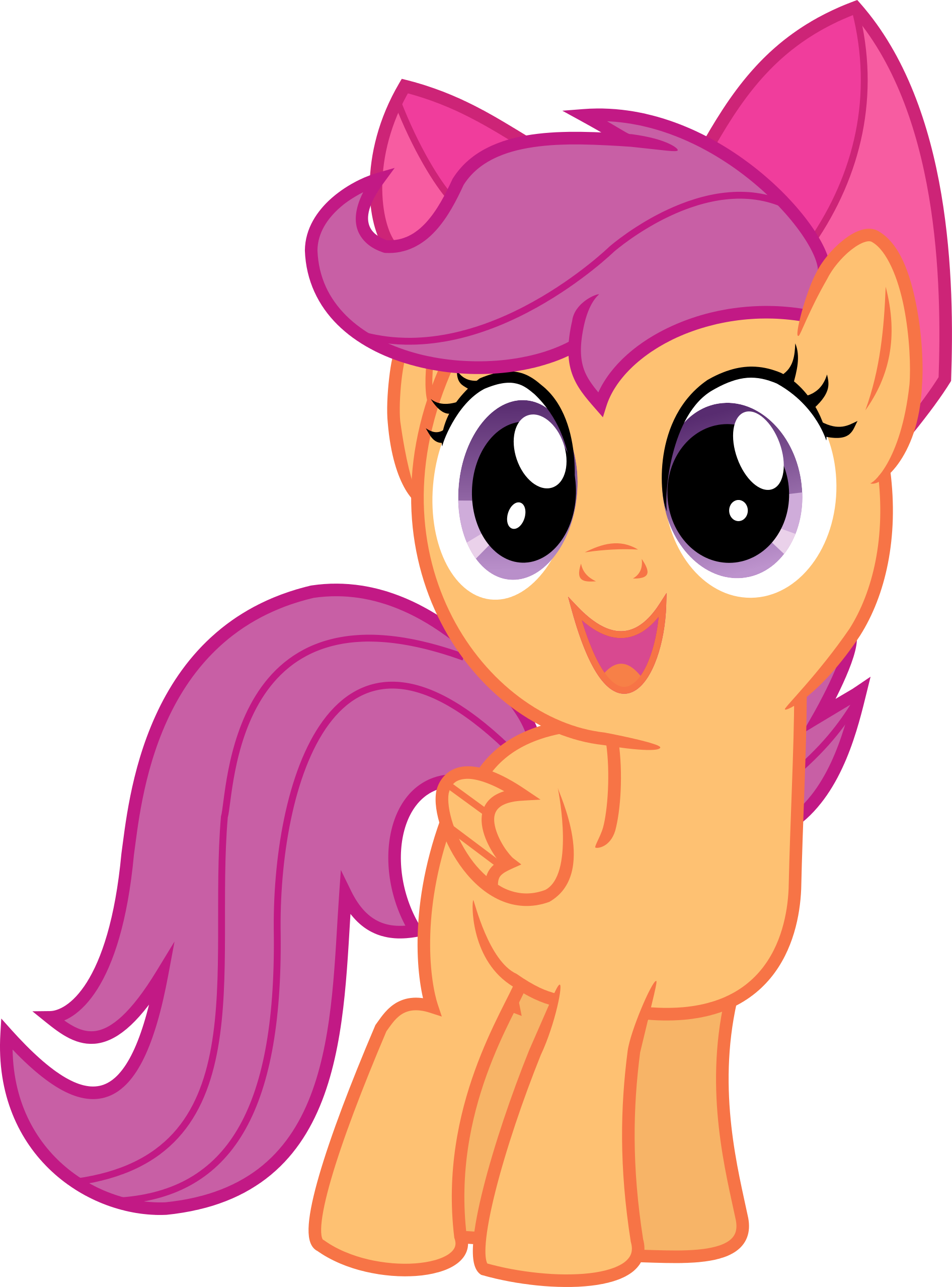 Svg Vector Mlp Scootaloo S Adorable - My Little Pony Scootaloo Png (1892x2556)