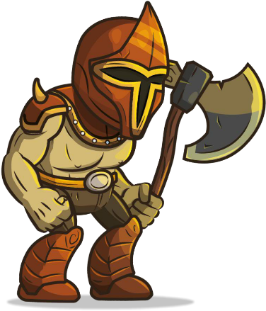 Monster Cartoon Executioner 2 Video Game Sprite 2d - Royalty Free Game Art (600x500)