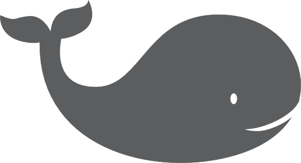 Related For Whale Silhouette Clip Art - Gray Whale Clipart (600x326)