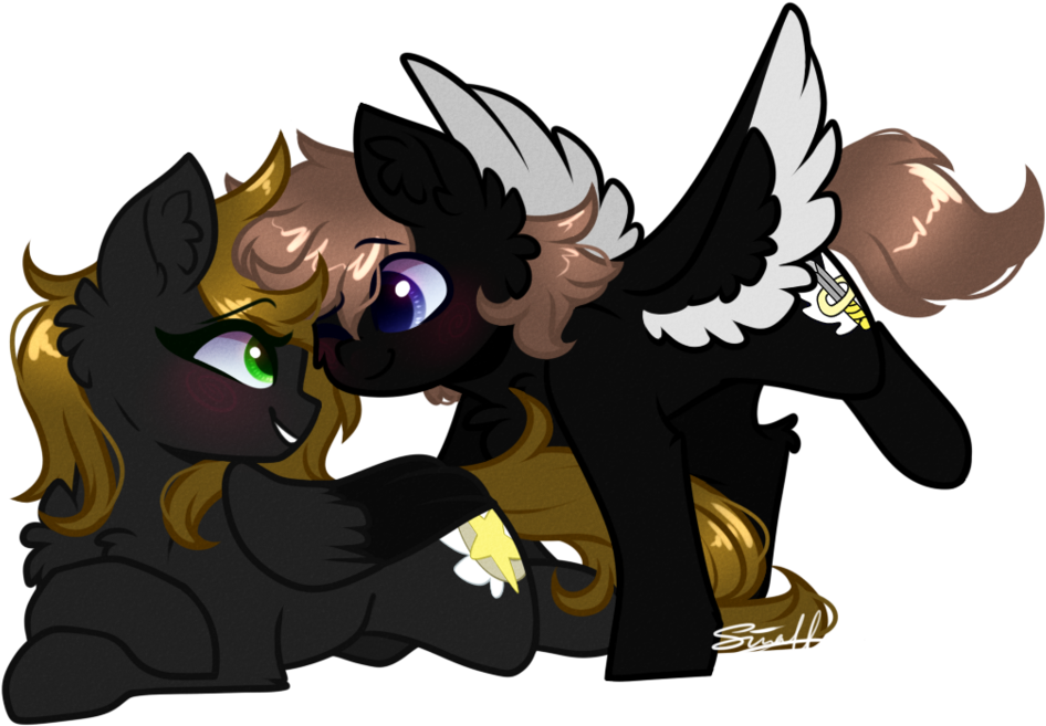 Midnight Angel And Guardian Angel By Cloud Drawings - Cartoon (1024x701)