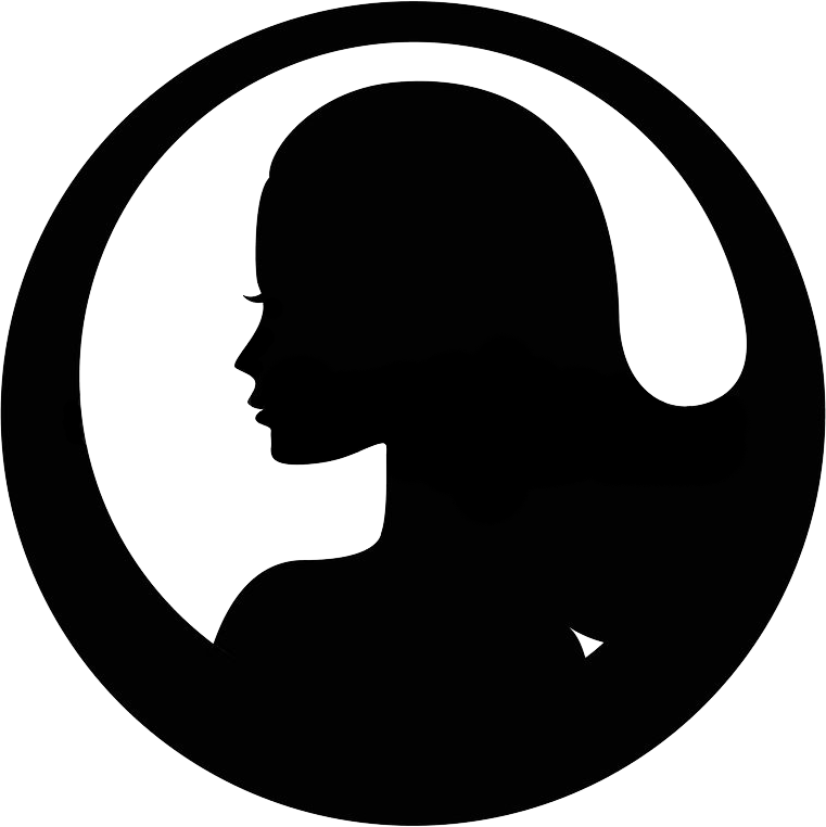 Fashionista Categories - Woman Face Silhouette Vector (761x762)