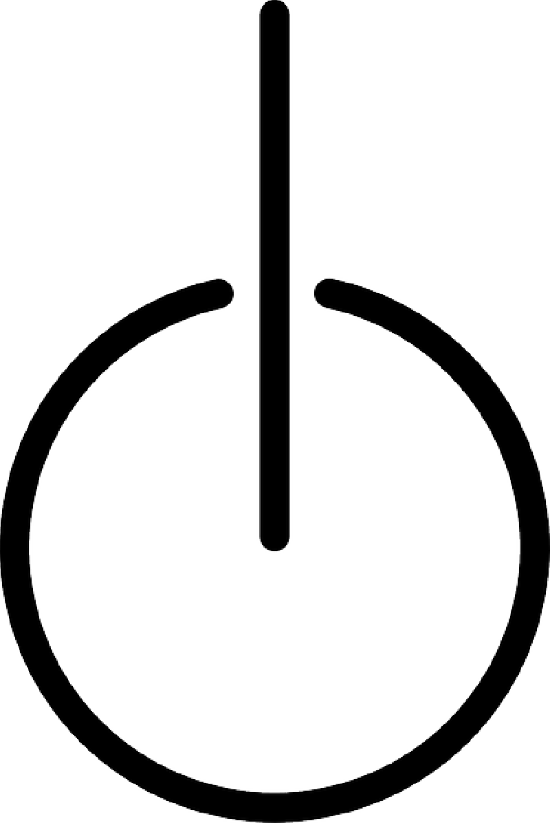 Icon, Symbol, Button, Symbols, Power, Off - Roman Symbol For Power (800x1196)