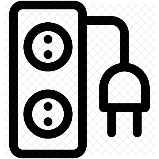 Extension Board Icon - Extension Cord (512x512)