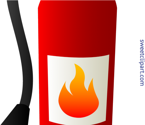 Fire Extinguisher Clipart - Water Bottle (640x480)