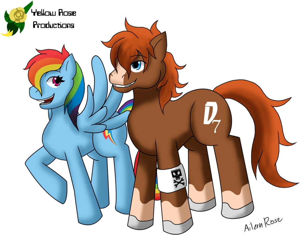 Rainbow Dash And Dusty By Aileen-rose - Rainbow Dash (1024x810)