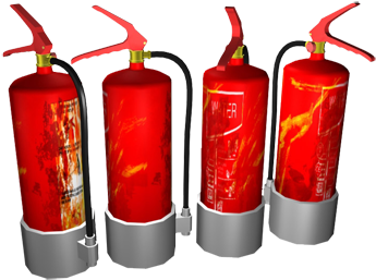Gallery For > Animated Fire Extinguisher Clipart - Cylinder (394x394)