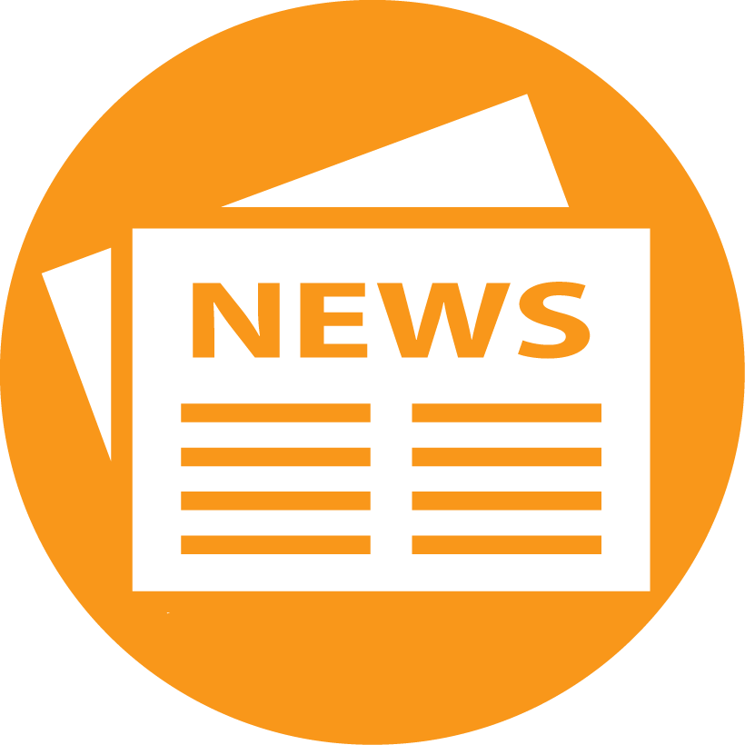 Abstract3 - News Icon Png Orange (820x820)