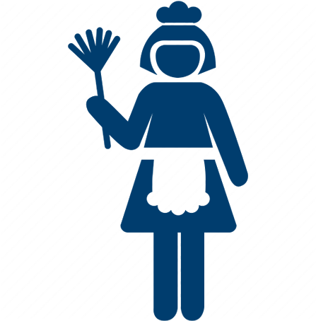 House Maid - Great Glove Bnm70015-l-bx Vinyl Food Service Grade (500x500)