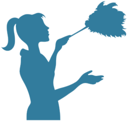 Picture - Cleaning Maid Icon (441x418)