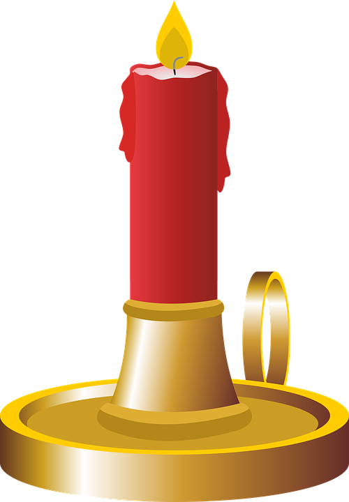 Lit Cliparts 8, - Ljus Ljusstake (500x720)