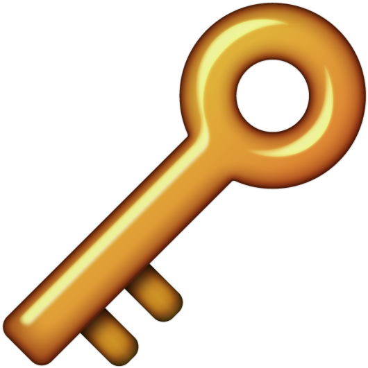 Exercise, Health And Lifestyle - Key Emoji No Background (601x601)